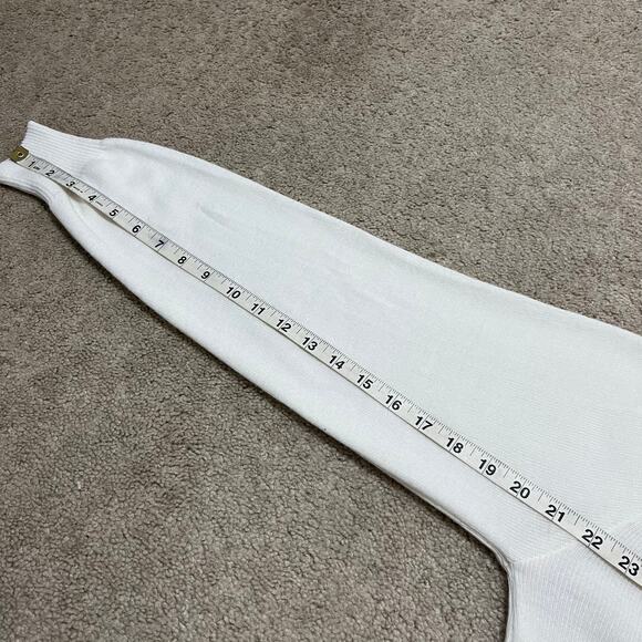 Vintage Champion Wisconsin Badgers White V-Neck Sweater XL - Picture 7 of 7